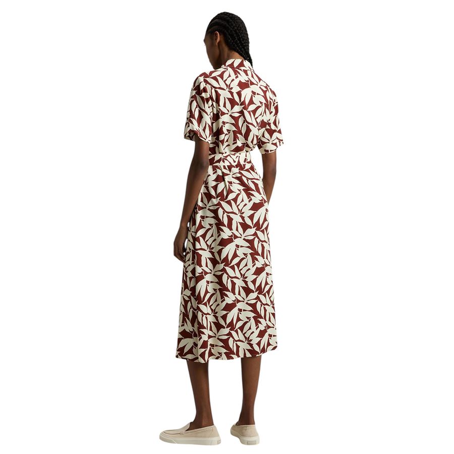 Vestito da donna a portafoglio con motivo naturale Woolrich | CFWWDR01765522
